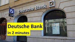 Deutsche Bank in two minutes 2020 [upl. by Saalocin943]