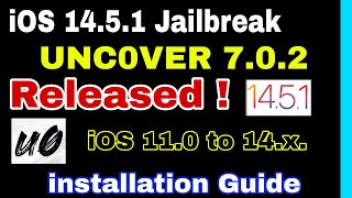 Jailbreak iOS 145 Unc0ver 702 Released with Installation Guide iOS 1451 Jailbreak 2021 [upl. by Pru]