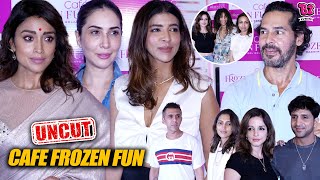 UNCUT  Cafe Frozen Fun  Shriya Saran Sussanne Khan Arslan Goni And More [upl. by Ji]