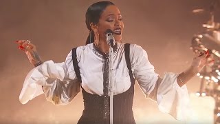 Rihanna Love On the Brain  Live at Global Citizen Festival 2016 [upl. by Pappas]