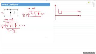 EE 30602  Lec 13b  20241020  Ch3 Clippers amp Clampers [upl. by Camala297]