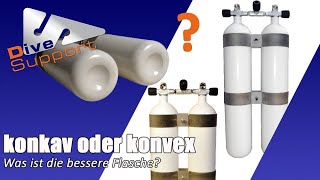 Konkav oder Konvex Was ist die bessere Flasche  DiveSupport [upl. by Miyasawa]