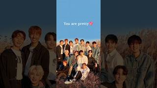 Seventeen  Pretty u lyricssvtshorts [upl. by Anaeerb]