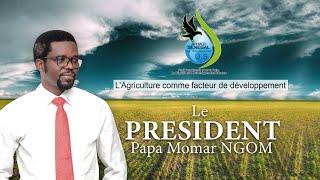 Papa Momar Ngom Candidat à la Présidentielle 2024  lAgriculture comme Facteur de Développement [upl. by Aiek]