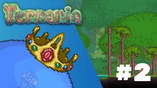 Terraria a saga 2 Explorando a SELVA e derrotando o REI GELEIA [upl. by Drageruaeb]