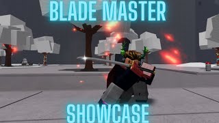 Current Blade MasterAtomic samurai showcase  The Strongest Battlegrounds [upl. by Olegnalehcim889]