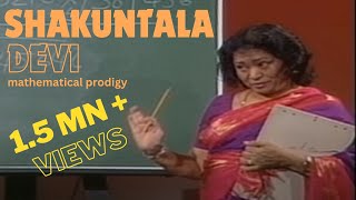 SHAKUNTALA DEVI ATNs Tribute to the late great mathematical prodigy [upl. by Robma690]