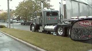 Custom Peterbilt 379Exhd leavin the peterbilt dealership pt1 [upl. by Ellehsad]