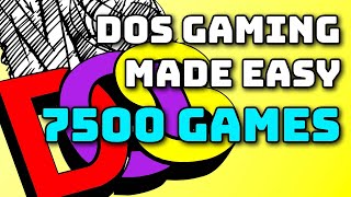 DOS Gaming Made Easy with eXoDOS  7500 games [upl. by Ennaus]