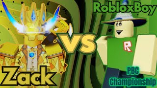 PBC Championship S3 Ep 7 Zack VS RobloxBoy [upl. by Nwavahs]