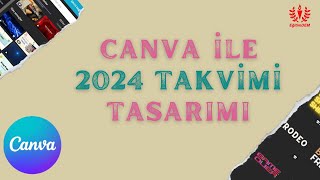 CANVA ATÖLYESİ2024 TAKVİMİ TASARIMI [upl. by Ahsak]