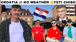 Croatia ko weather 🤔ke saro pani pareko 🥹🥹Nepali in Croatiaworking visa in Croatia 🇭🇷 [upl. by Akirdnwahs]