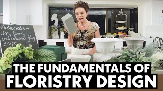 The Fundamentals of Floristry Design Tutorial [upl. by Eddana451]