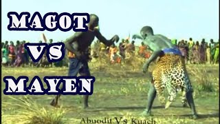 MAGOT KHOT VS MAYEN REECH AJUONG VS ABUODIIT DINKA TRADITIONAL WRESTLING [upl. by Domel]