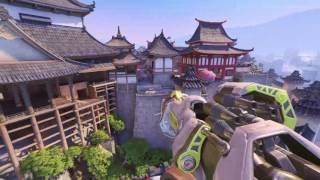 Exploring Hanamura out of bounds Overwatch [upl. by Enirol]