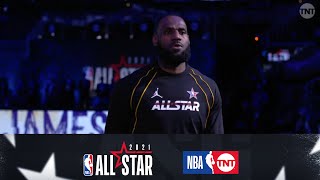 Team LeBron amp Team Durant Are Introduced By HBCU Bands  NBA AllStar 2021 [upl. by Ecirtaeb]