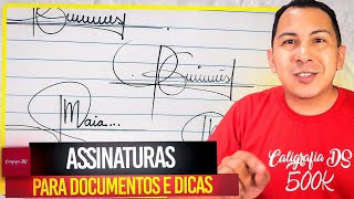 Dicas para criar sua Assinatura Bonita e Impactante [upl. by Llij]