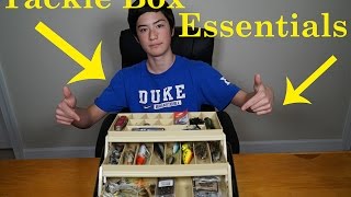 Ultimate Tackle Box Essential Items Bass Fishing [upl. by Sessylu826]