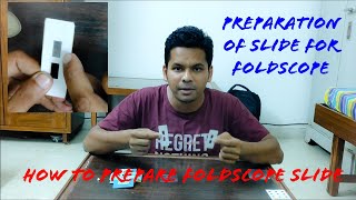 How to prepare Foldscope slide  Preparation of slides for Foldscope  Foldscope [upl. by Cornelius]