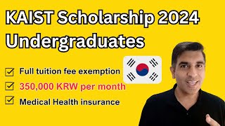 Fully Funded Undergraduate Scholarship in South Korea 2024 [upl. by Alic]