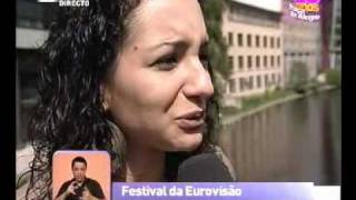 Festival Eurovisão da Canção 2010  Filipa Azevedo confiante para a final [upl. by Arika]