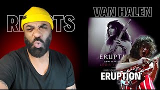 Hiphop Reacts  Van Halen Eruption  The Solo from heaven [upl. by Hacceber]