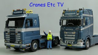 IMC Buurman Scania Model Set by Cranes Etc TV [upl. by Fifine]