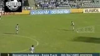 Deportivo Armenio 1 vs River Plate 1 Campeonato 198889 Def penales FUTBOL RETRO TV [upl. by Gillett347]