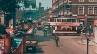 1926 Color Footage of London  The Open Road [upl. by Vescuso]