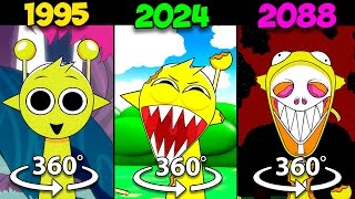 360° VR Incredibox Sprunki 1995 vs 2024 vs 2088 [upl. by Lleirbag]