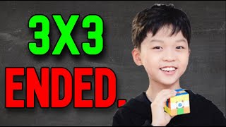 Yiheng Wang Just KILLED Cubing [upl. by Salvucci]