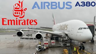 TRIP REPORT  🇬🇧 London Heathrow to Dubai 🇦🇪  Emirates Airbus A380800 [upl. by Bristow170]