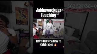 The Jabbawockeez Teaching Travis Hunter A New TD Celebration 🔥🏈 [upl. by Ogdon939]