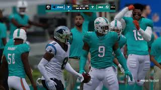 Dolphins vs Panthers WEEK 6 PS5 MADDEN 24 updated roster season 2425 [upl. by Cosmo]