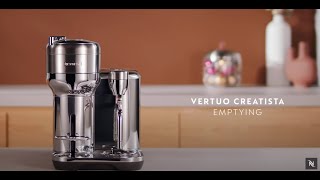 Nespresso Vertuo Creatista  Emptying [upl. by February]