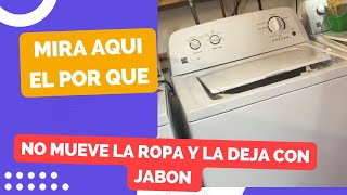 Como reparar una Lavadora kenmore que no mueve la ropa no lava [upl. by Ihsar447]