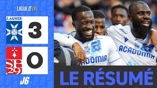 Auxerre  Brest  30  Le Résumé  Ligue 1 202425 [upl. by Idnak]