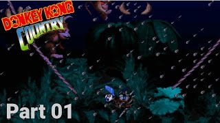 Donkey Kong Country  Kongo Jungle SNES ◀1080P60▶ [upl. by Rellek]