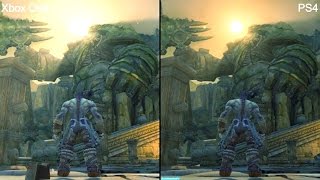 Darksiders 2 Deathinitive Edition PS4 Vs Xbox One Graphics Comparison [upl. by Neilson]