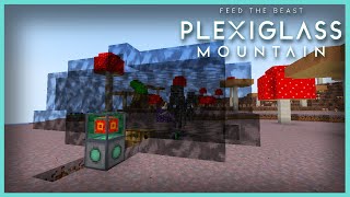 FTB Plexiglass Mountain Modpack  Shield Generator Wither Skele Farm  E07  1182 Modpack [upl. by Ettenaj]