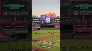 ⭐ Juan Soto Aaron Judge get big ovations at Yankee Stadium  shorts [upl. by Ennyletak]