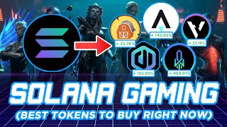 Best Solana Gaming Tokens Right Now 🎮💰 [upl. by Iviv]