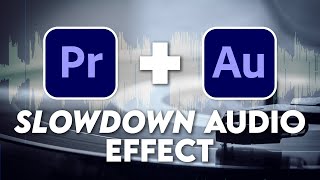 Turntable Slowdown Audio Effect in Premiere Pro and Audition shorts [upl. by Lain]