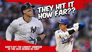 HOME RUN DERBY WORTHY  these are the longest Homeruns of the 2024 [upl. by Teiv96]