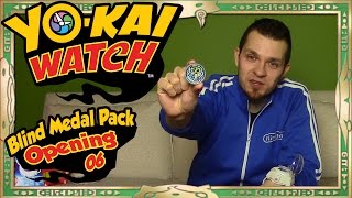 YoKai Watch Series 1 Blind Medal Pack Openings  Part 6  AZURE DRAGON PULL [upl. by Ahsim548]