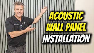 How to Install Acoustic Wall Panels to a Flat Wall  FULL AZ GUIDE wallsandfloors [upl. by Louisette]