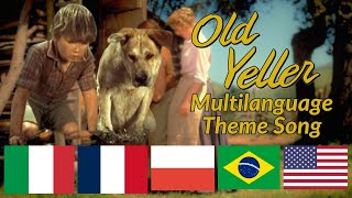 Old Yeller 1957  Theme Song Multilanguage [upl. by Kaltman]