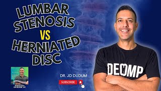 Lumbar stenosis vs Herniated disc symptoms [upl. by Latsryk]