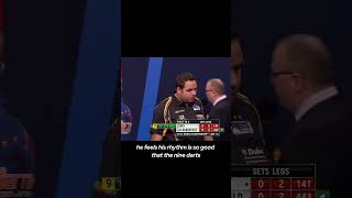 Dart MASTER Adrian Lewis 9Dart Moment [upl. by Karon]