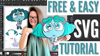 Easily Transform Clipart Into Free Svg Files  Diy Svg Tutorial [upl. by Orel]